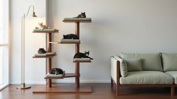 Optez pour un arbre à chat moderne et fonctionnel
