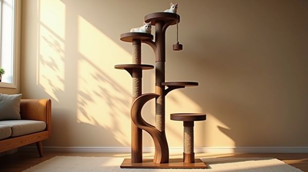 Optez pour un arbre à chat moderne et fonctionnel